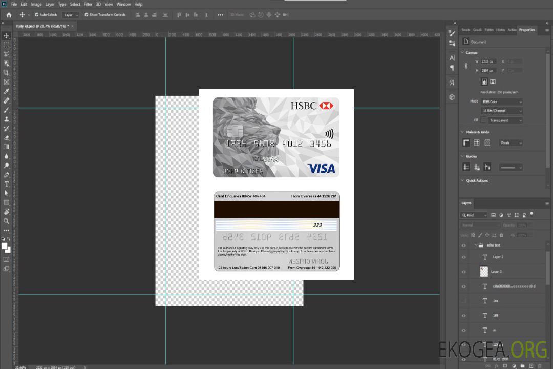 Carte de crédit HSBC Visa Classic au Royaume-Uni template Carte de crédit HSBC Visa Classic au Royaume-Uni template